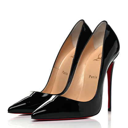 Christian Louboutin Patent So Kate 120 Pumps 40 Black 2 of 6