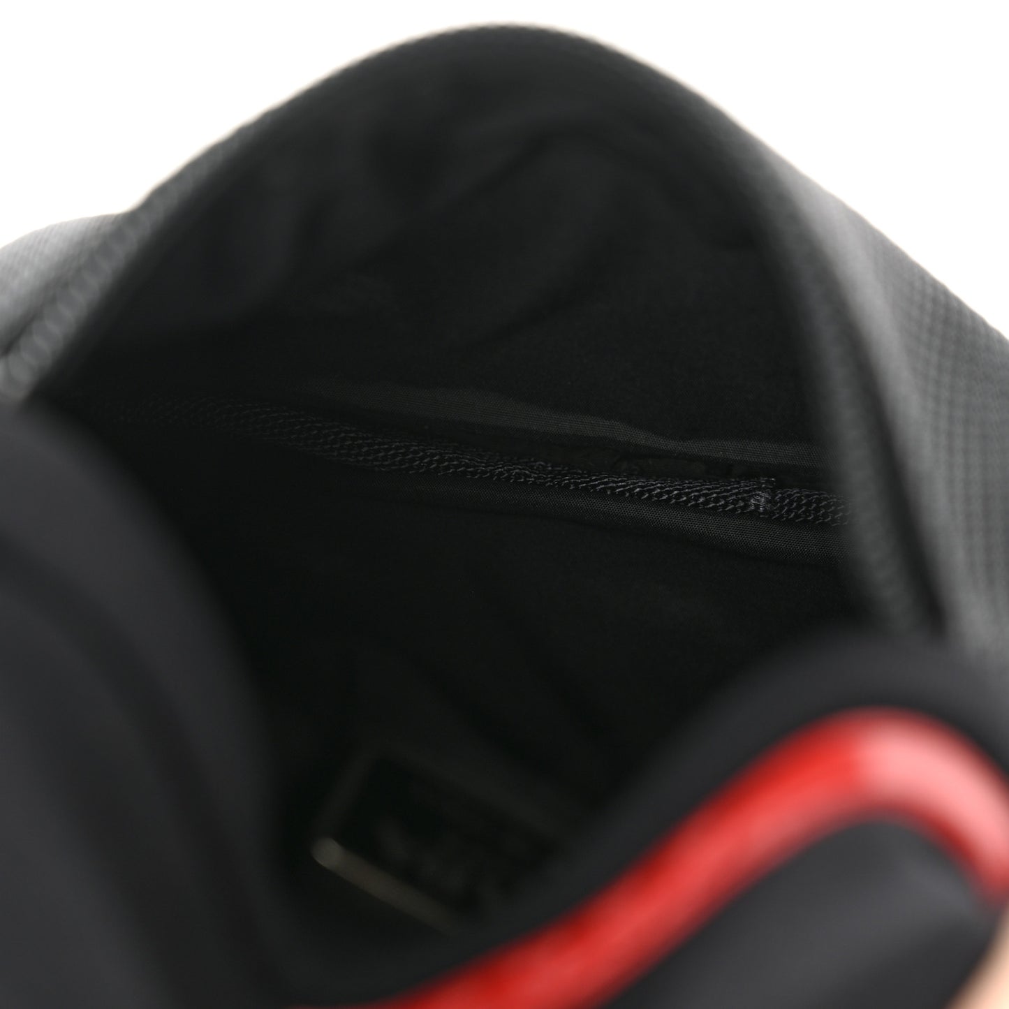 Neoprene Mesh Sport Small Flat Messenger Bag Black