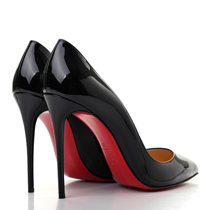 Christian Louboutin Patent Pigalle Follies 120 Pumps 39 Black 4 of 7