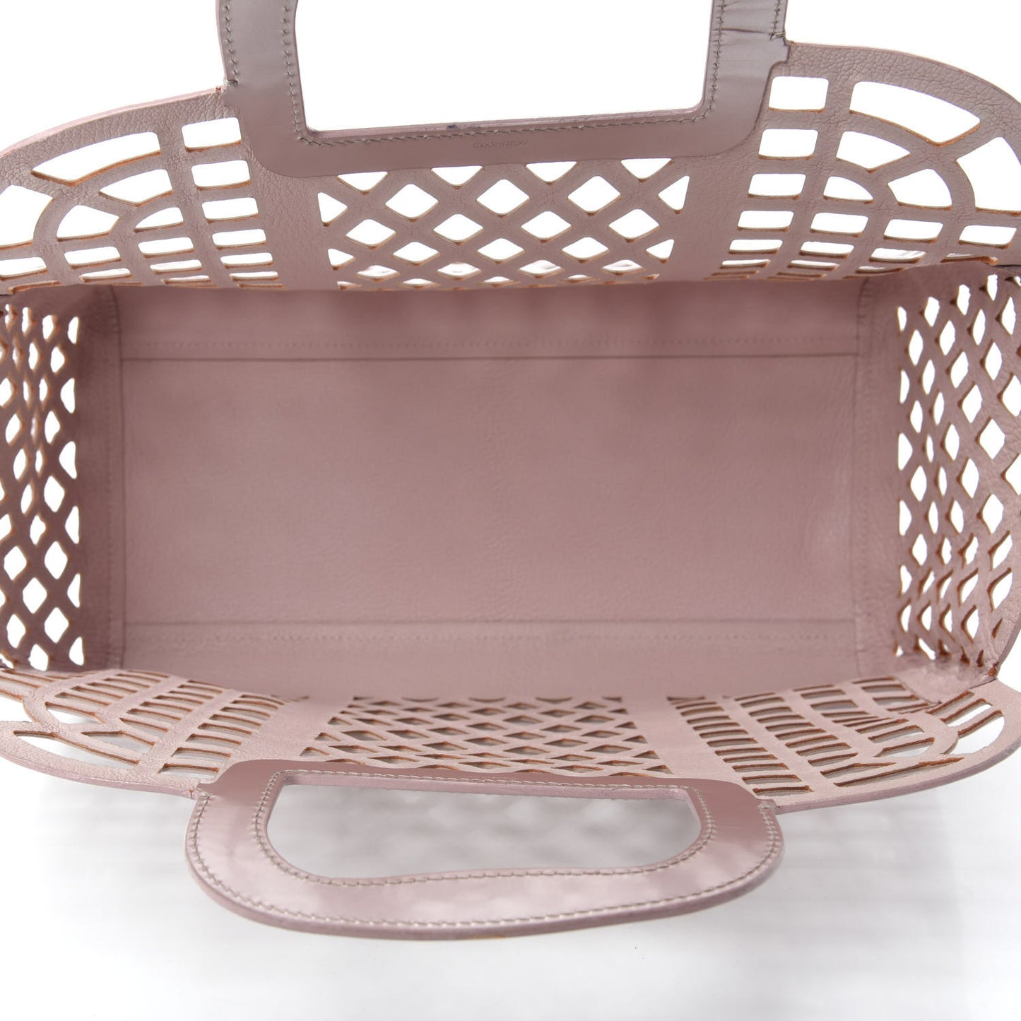Metallic Patent Reef Jelly Basket MM Pink