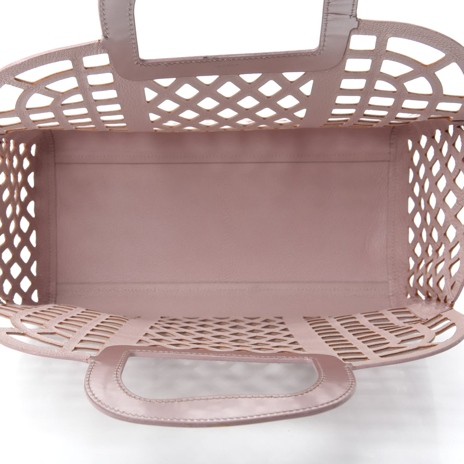 Louis Vuitton Metallic Patent Reef Jelly Basket MM Pink 6 of 16