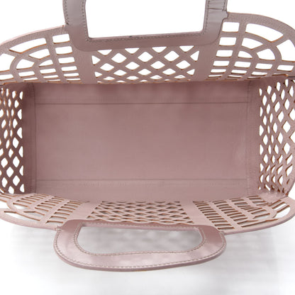 Louis Vuitton Metallic Patent Reef Jelly Basket MM Pink 6 of 16
