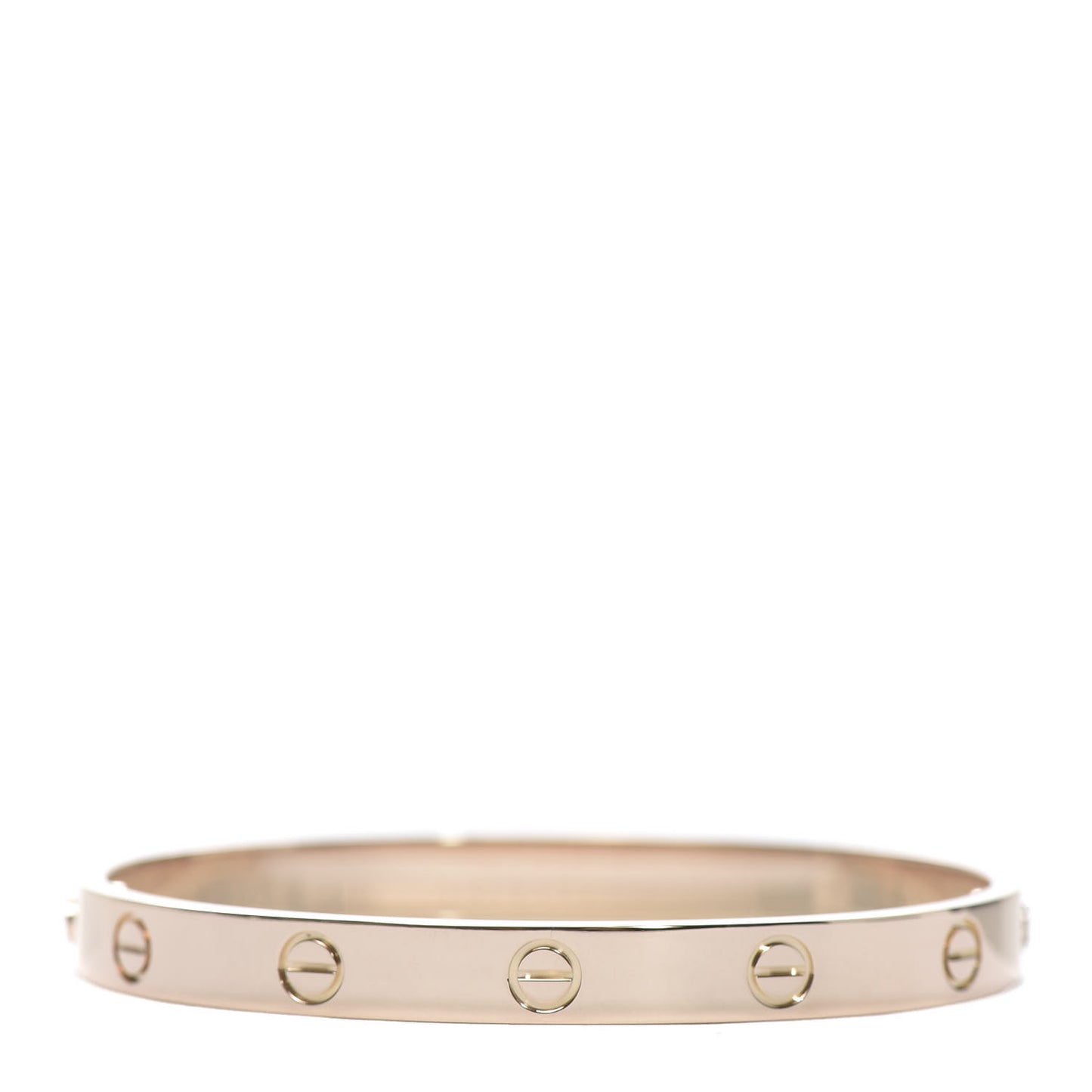 18K Pink Gold LOVE Bracelet 17