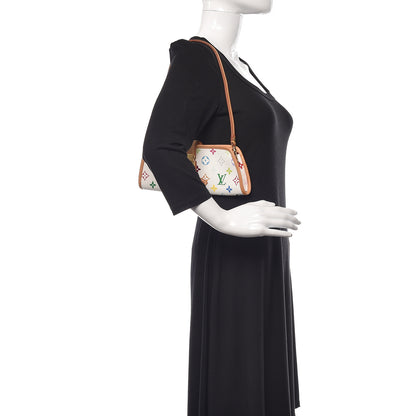 Louis Vuitton Monogram Multicolor Shirley White 2 of 12