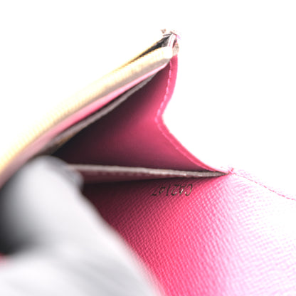 Louis Vuitton Monogram Bloom Flower Emilie Wallet Fuchsia 7 of 9