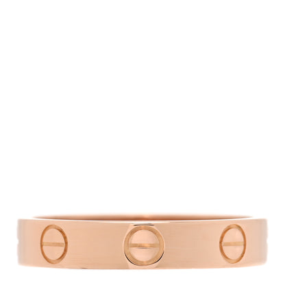 Cartier 18K Pink Gold 3.5mm LOVE Wedding Band Ring 52 6 3 of 5