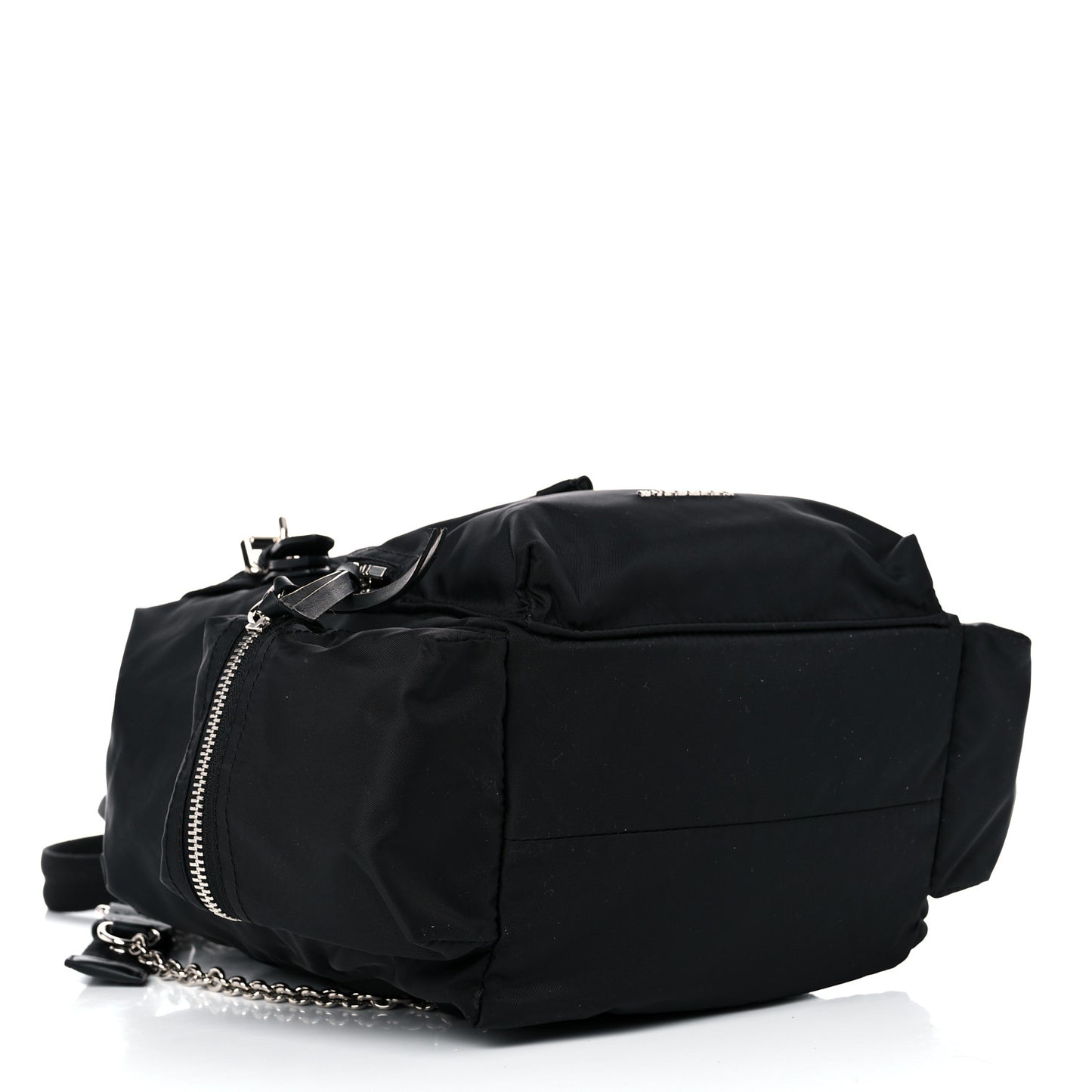 Nylon Medium Rucksack Backpack Black