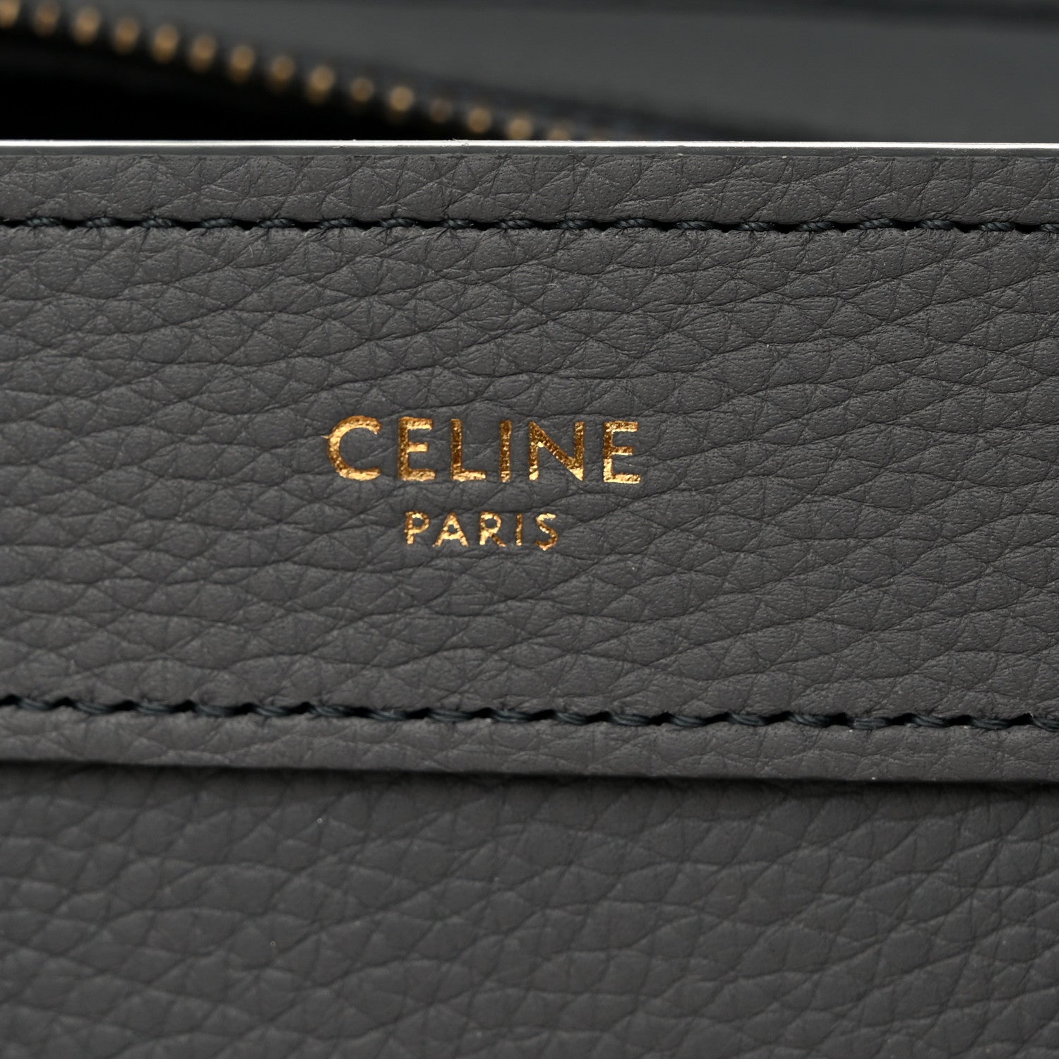 Celine Baby Drummed Calfskin Nano Luggage Kohl 6 of 11