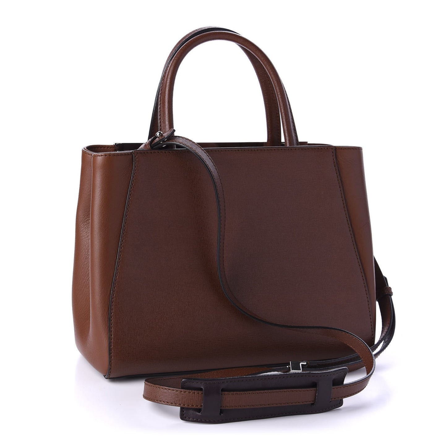 Vitello Elite Petite 2Jours Tote Walnut