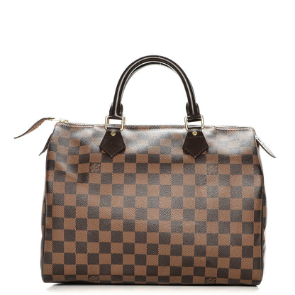 Louis Vuitton Damier Ebene Speedy 30 1 of 9