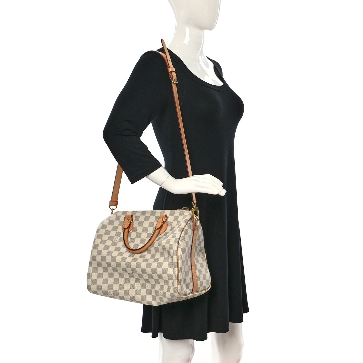 Damier Azur Speedy Bandouliere 30