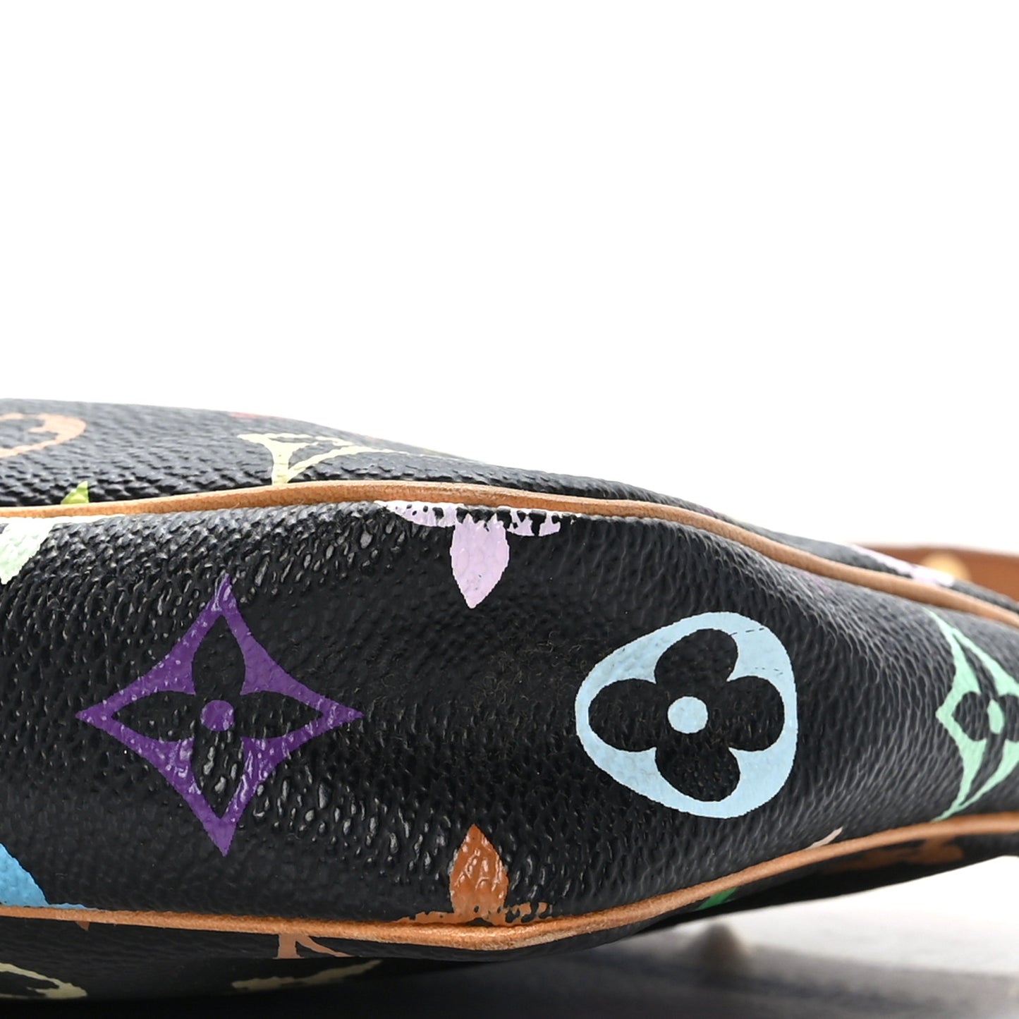 Monogram Multicolor Pochette Accessories Black