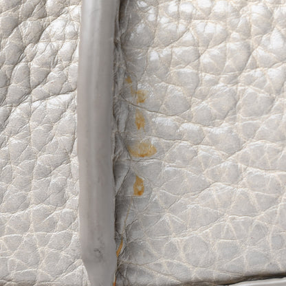 Alexander Wang Pebbled Lambskin Inside Out Rocco Matte Black Hardware Chalk 10 of 10