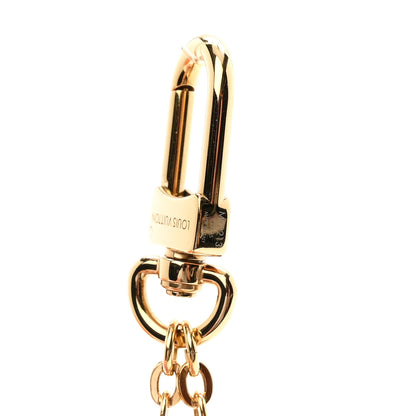 Louis Vuitton LV Ski Blooming Flowers Bag Charm Gold 4 of 5