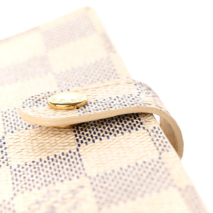Louis Vuitton Damier Azur Small Ring Agenda Cover 10 of 12