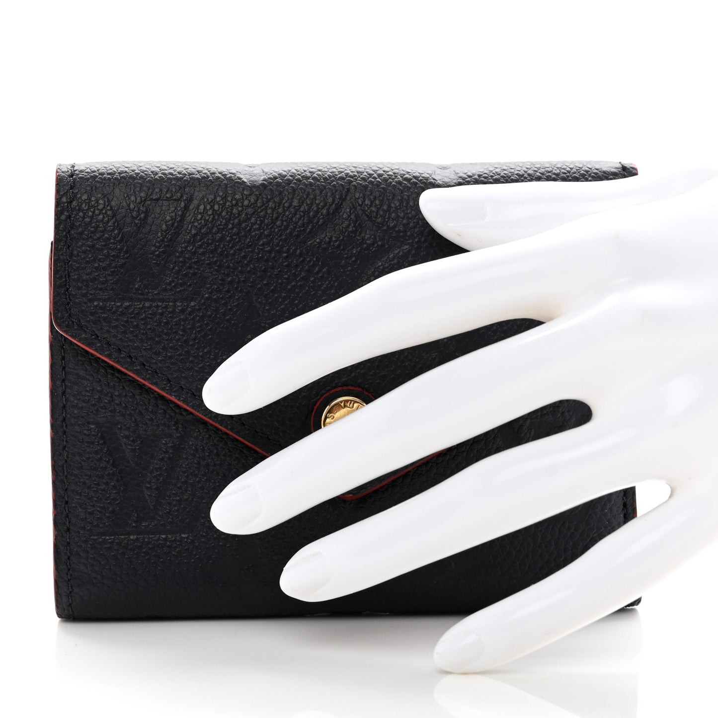 Empreinte Zoe Wallet Marine Rouge