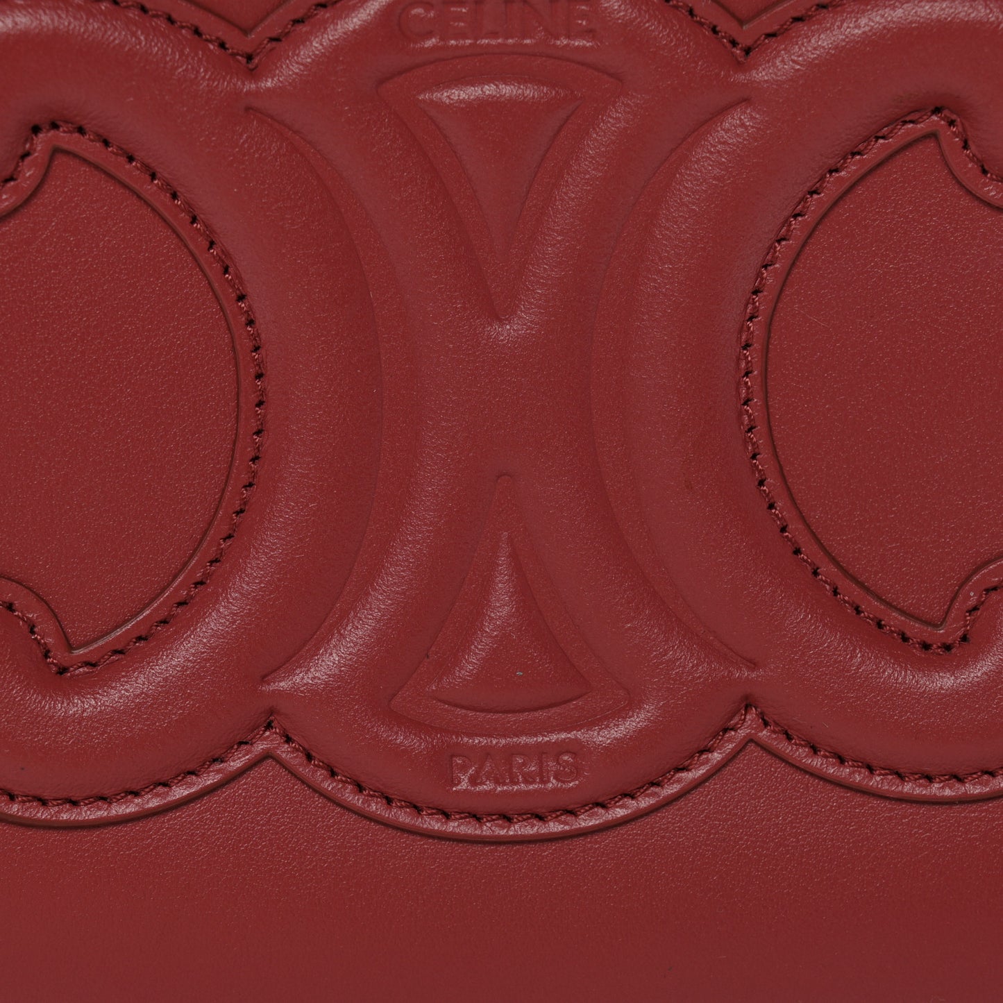 Smooth Calfskin Cuir Triomphe Camera Shoulder Bag Lipstick