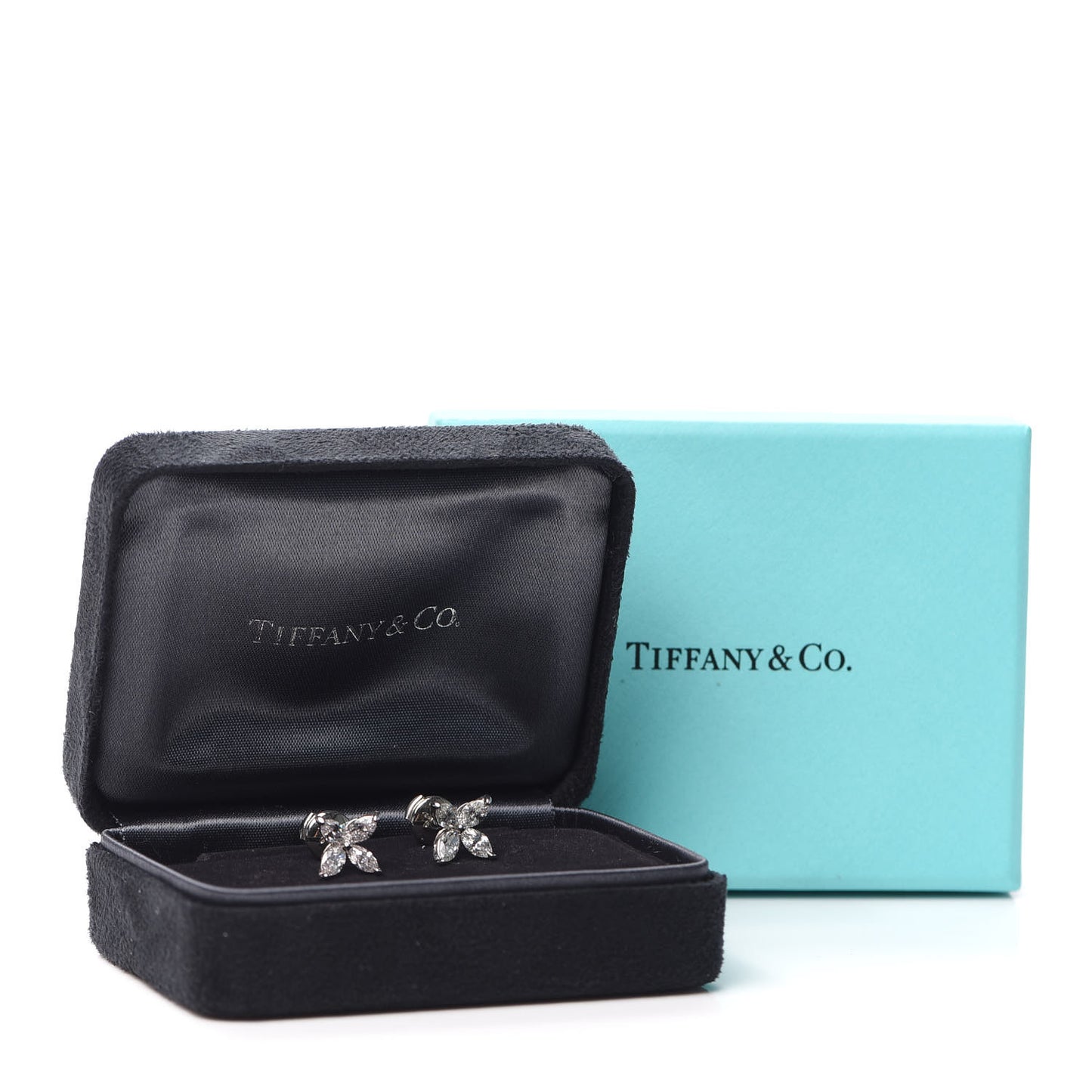 Platinum Diamond Large Victoria Earrings