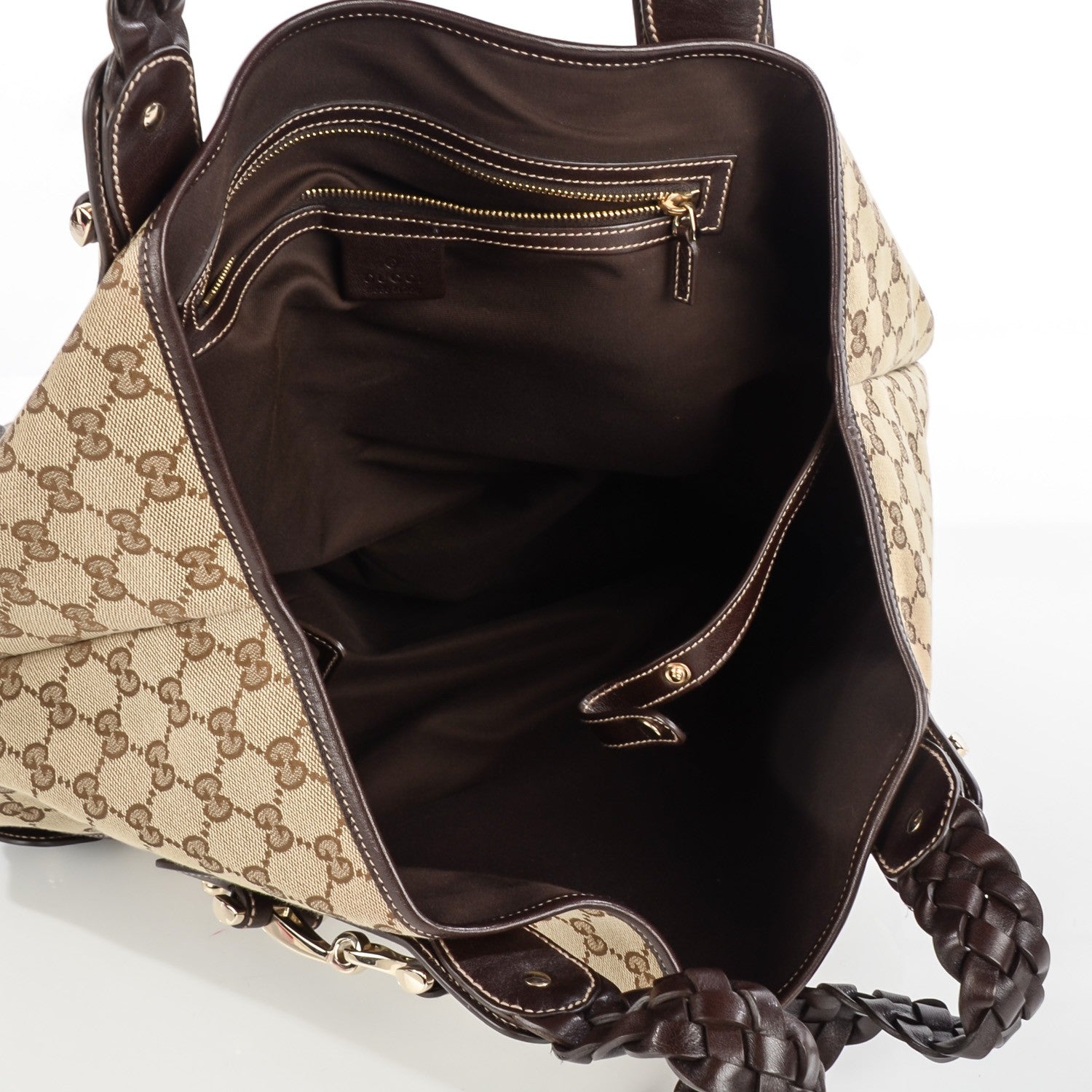 Gucci Monogram Medium Pelham Shoulder Bag Dark Brown 5 of 7