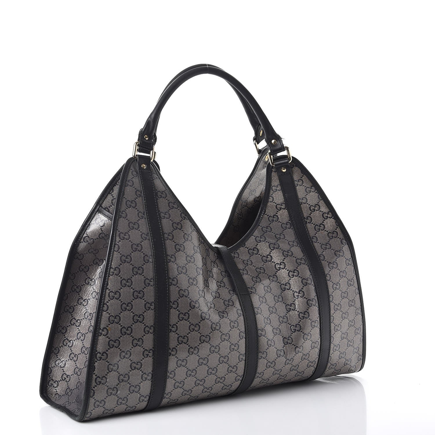 Gucci Crystal Monogram Large Joy Shoulder Bag Black 3 of 16