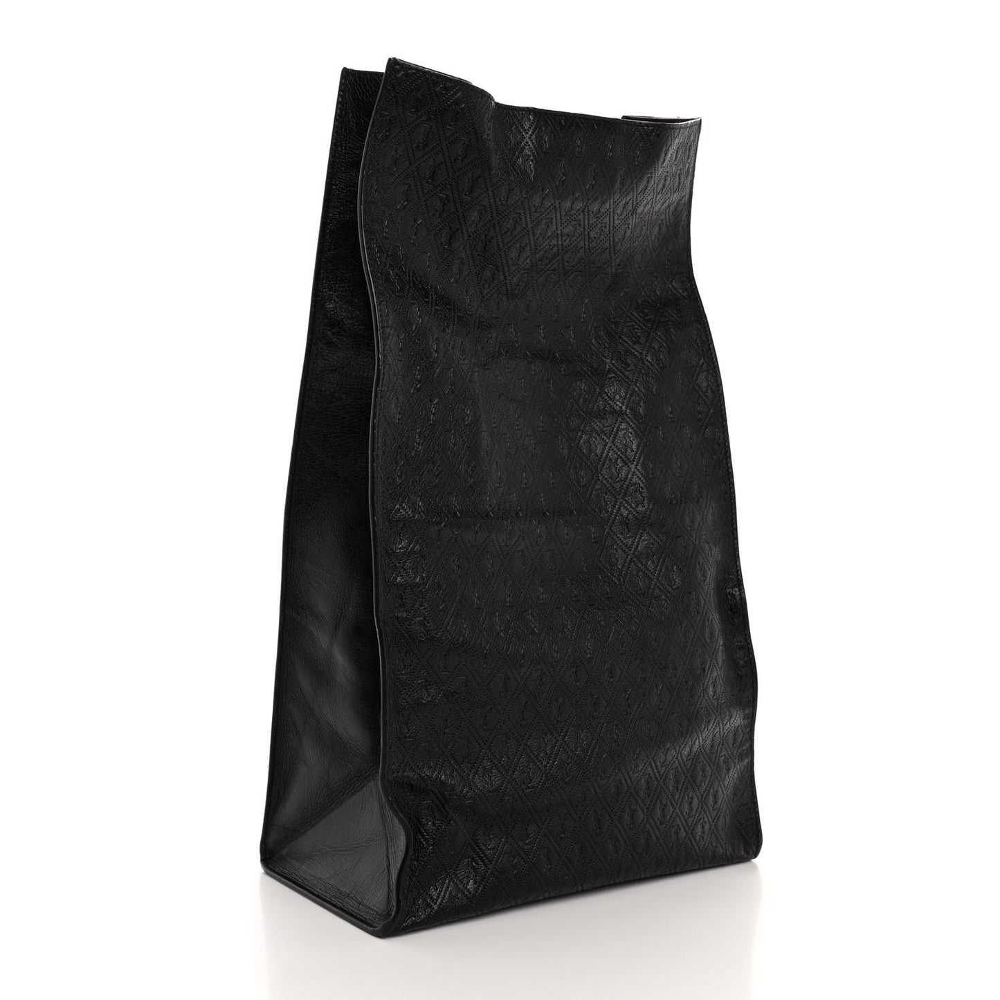 Calfskin Monogram Deli Paper Bag Vintage Black