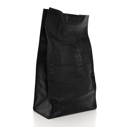 Saint Laurent Calfskin Monogram Deli Paper Bag Vintage Black 3 of 8
