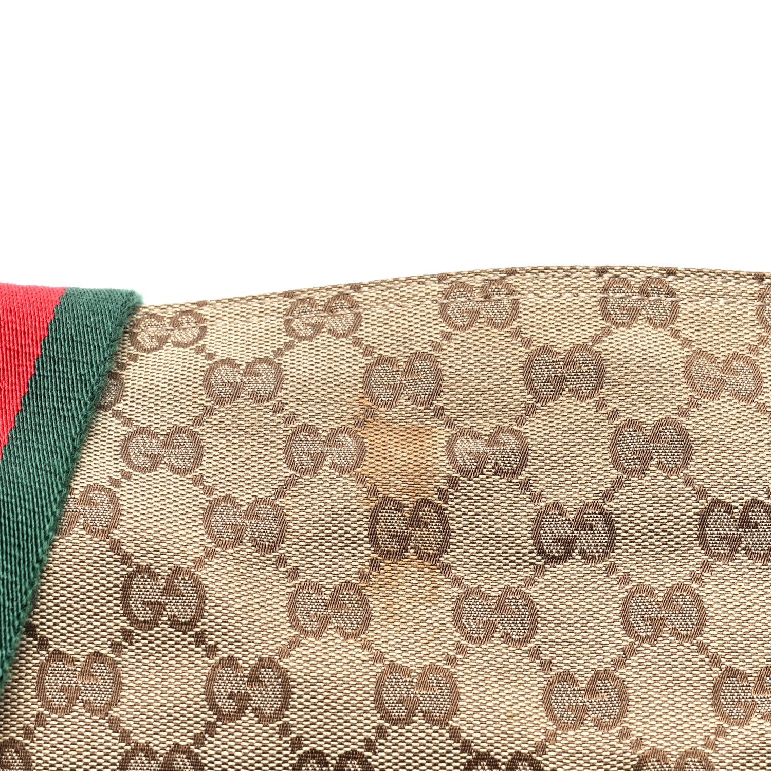 Gucci Monogram Web Medium Double Pocket Messenger Bag Dark Brown 11 of 11