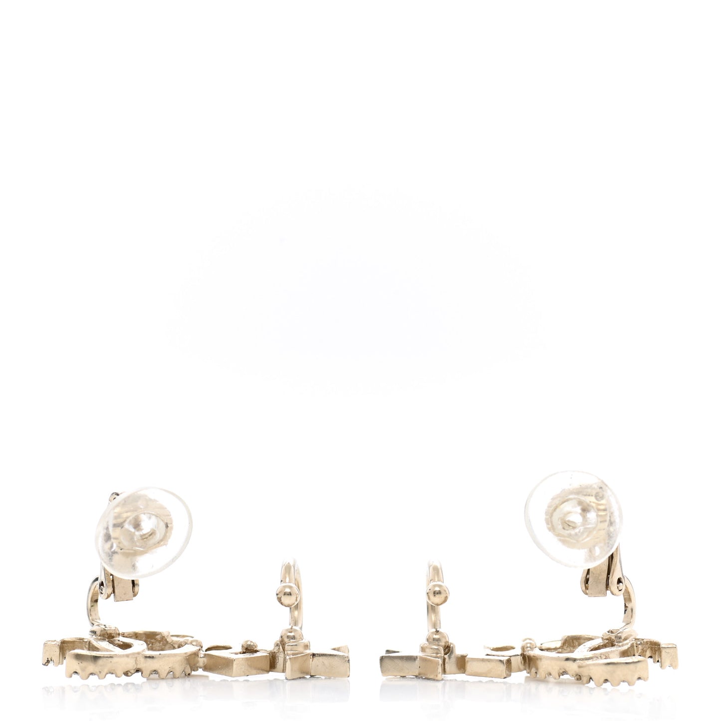 Crystal Star 5 CC Clip On Earrings