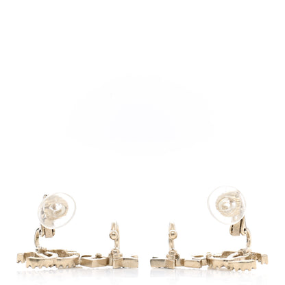 Chanel Crystal Star 5 CC Clip On Earrings 4 of 5