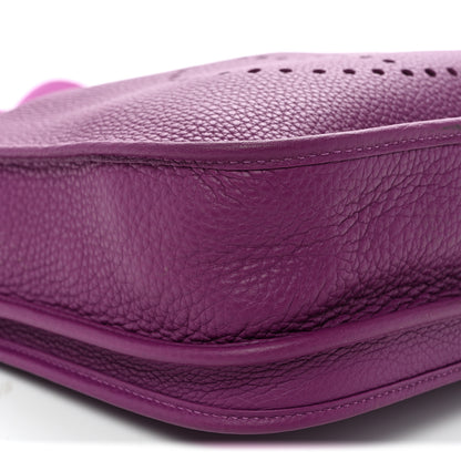 Hermes Taurillon Clemence Evelyne III PM Anemone 10 of 11
