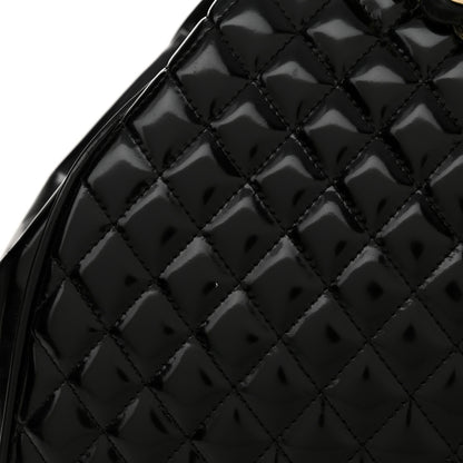 Chanel Glazed Calfskin Quilted Mademoiselle Large Frame Bag Black 11 of 14