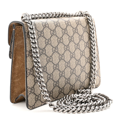 Gucci GG Supreme Monogram Mini Dionysus Shoulder Bag Taupe 3 of 10