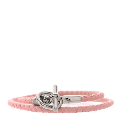 Hermes Swift Glenan Double Tour Bracelet T3 Rose Sakura 1 of 6