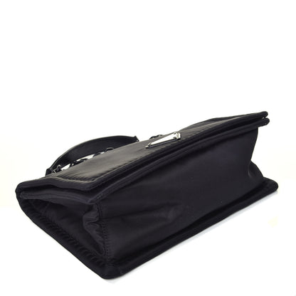 Prada Nylon Tessuto Chain Shoulder Bag Black 5 of 10
