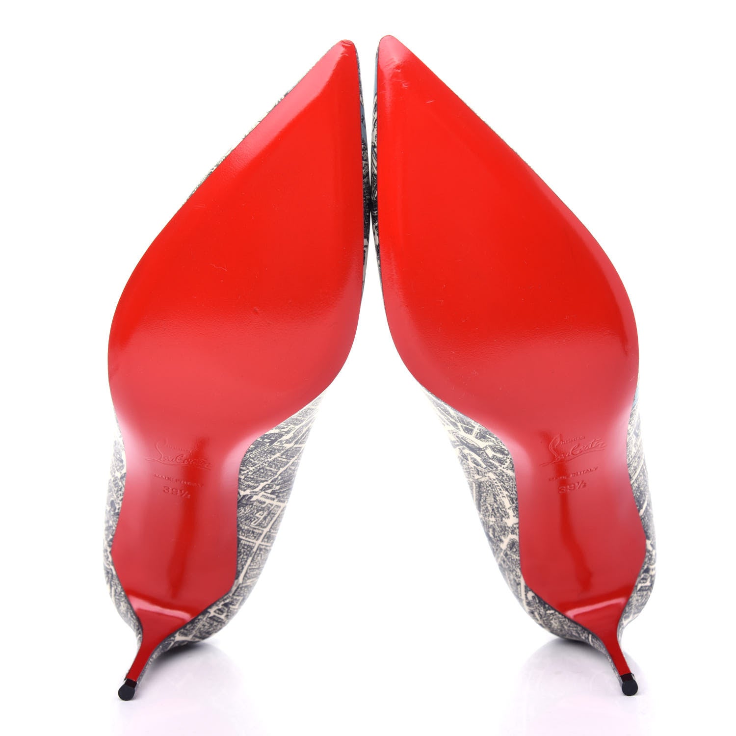 Christian Louboutin Pigalle Follies Plan De Paris 55 Pumps 39.5 Multicolor 6 of 9