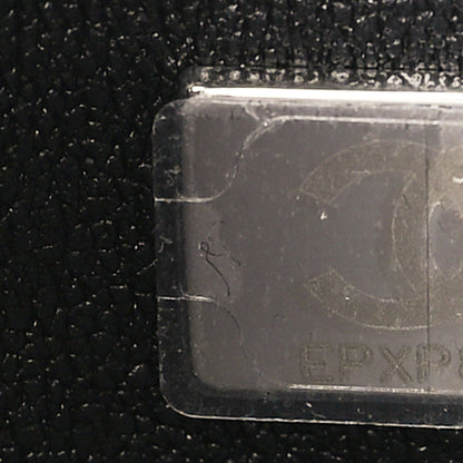 Chanel Satin Sequin Pearl Crystal Roller Skate Quilted Clutch With Chain Black Multicolor 7 of 9