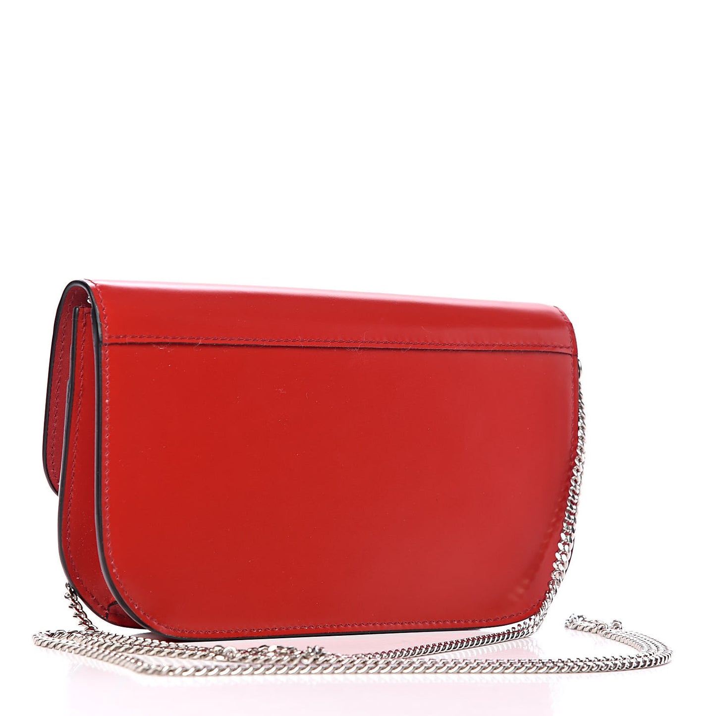 Spazzolato Sybille Monochrome Crossbody Bag Rosso