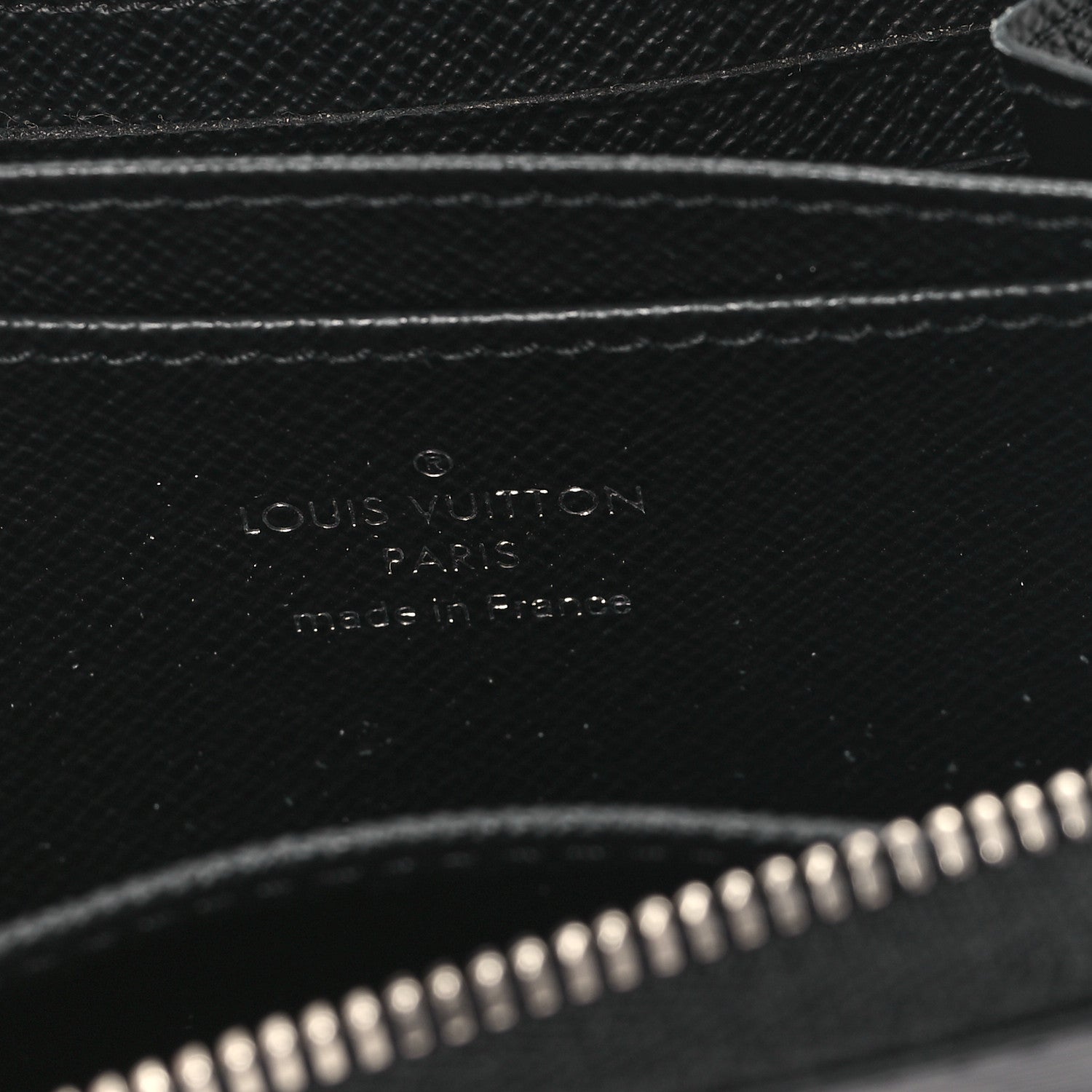 Louis Vuitton Epi Zippy Coin Purse Black 6 of 7
