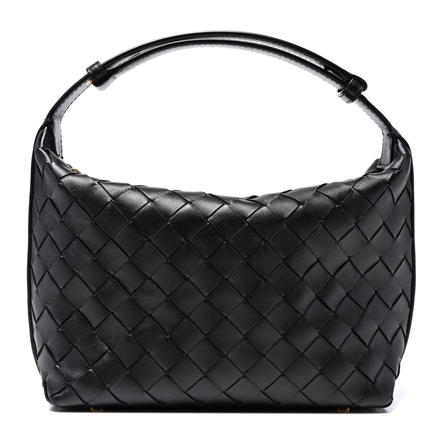 Calfskin Nappa Intrecciato Mini Wallace Black