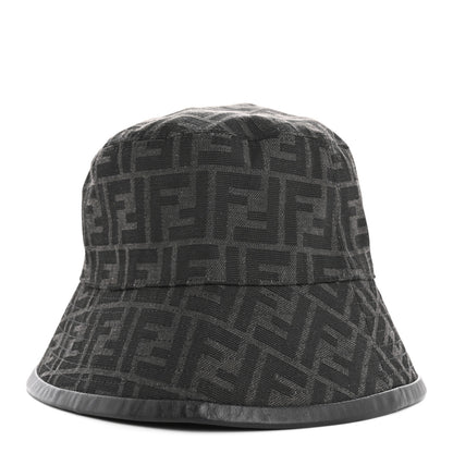 Fendi Technical Fabric FF Reversible Bucket Hat S Black 1 of 8