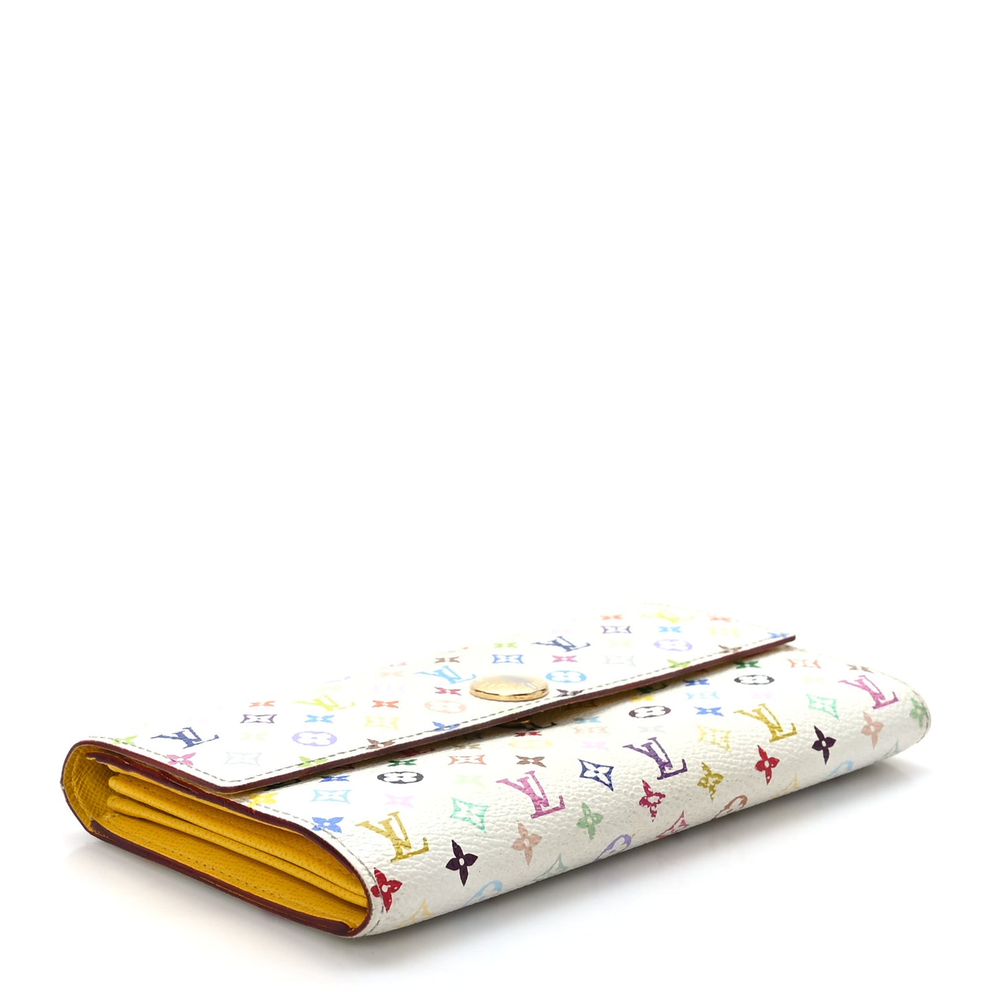 Monogram Multicolor Sarah Wallet White Figue