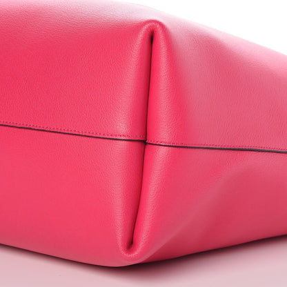 Saint Laurent Calfskin Large Shopping Tote Fuchsia 11 of 11