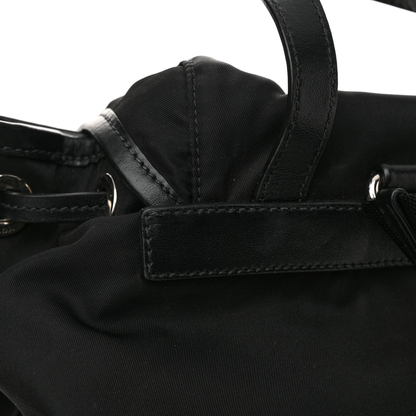 Tessuto Nylon Vitello Backpack Black