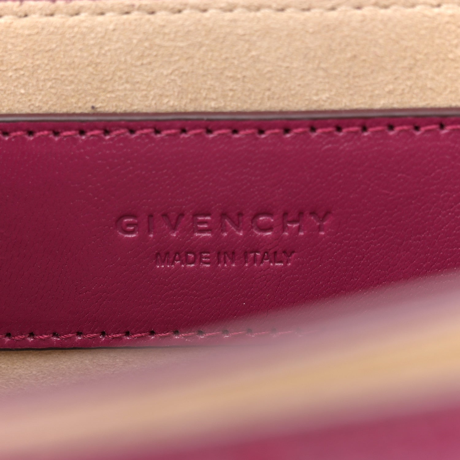 Givenchy Goatskin Quilted Small GV3 Shoulder Bag Orchid Purple 6 of 9