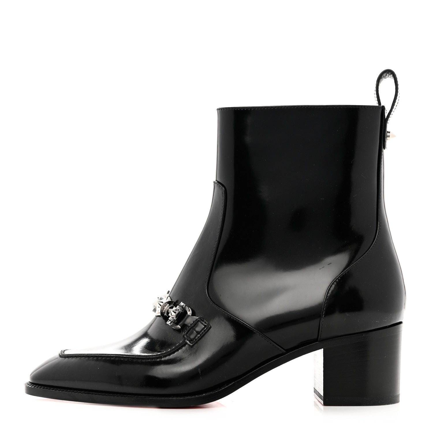 Christian Louboutin Patent Mayerswing Donna 55 Boots 40 Black 1 of 7
