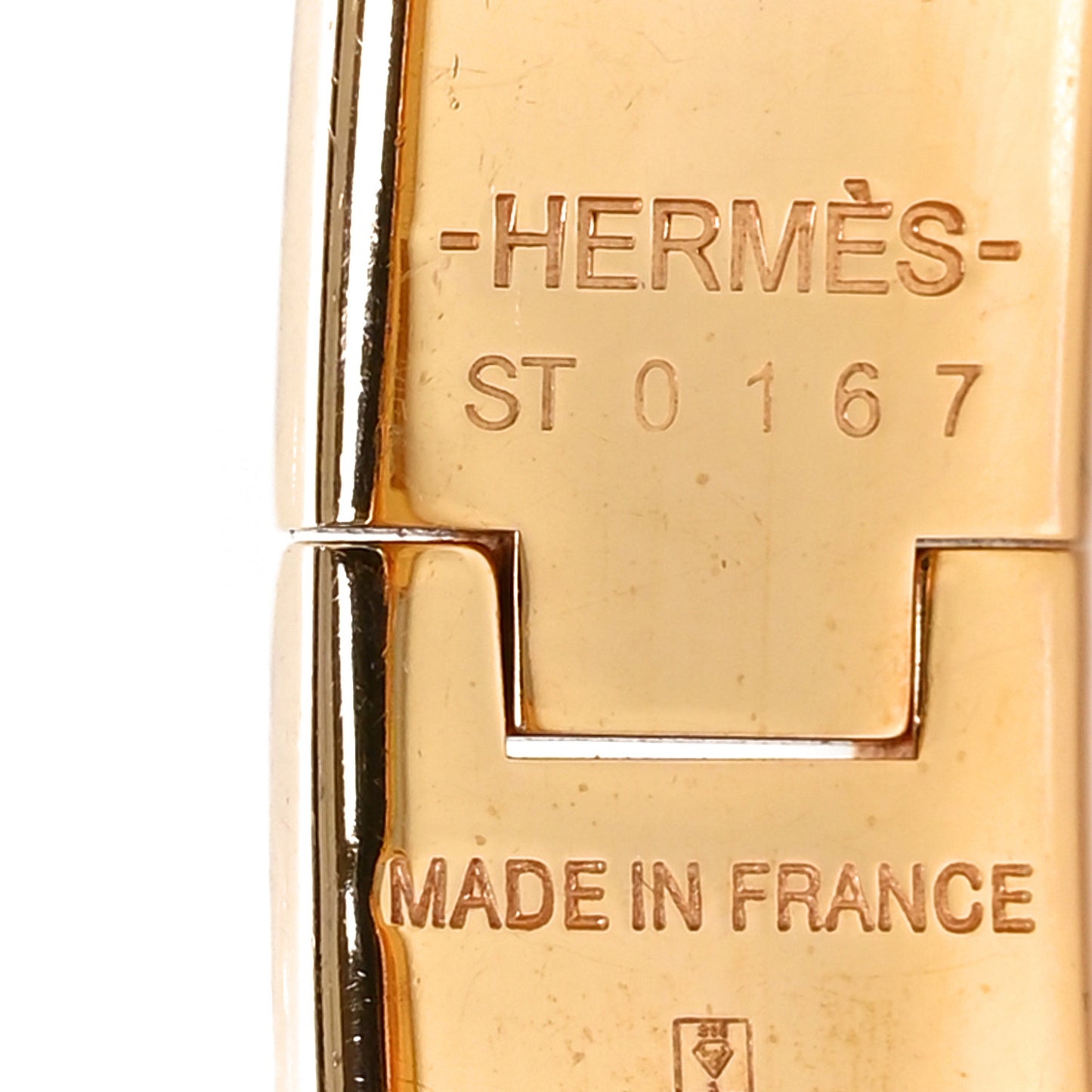 Enamel Narrow Clic Clac H Bracelet GM Black