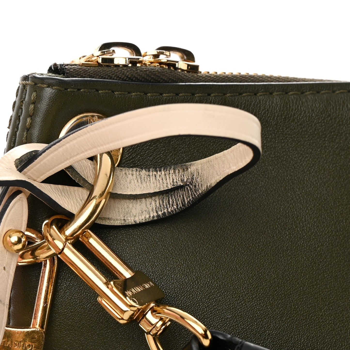 Damier Ebene Calfskin Maida Khaki