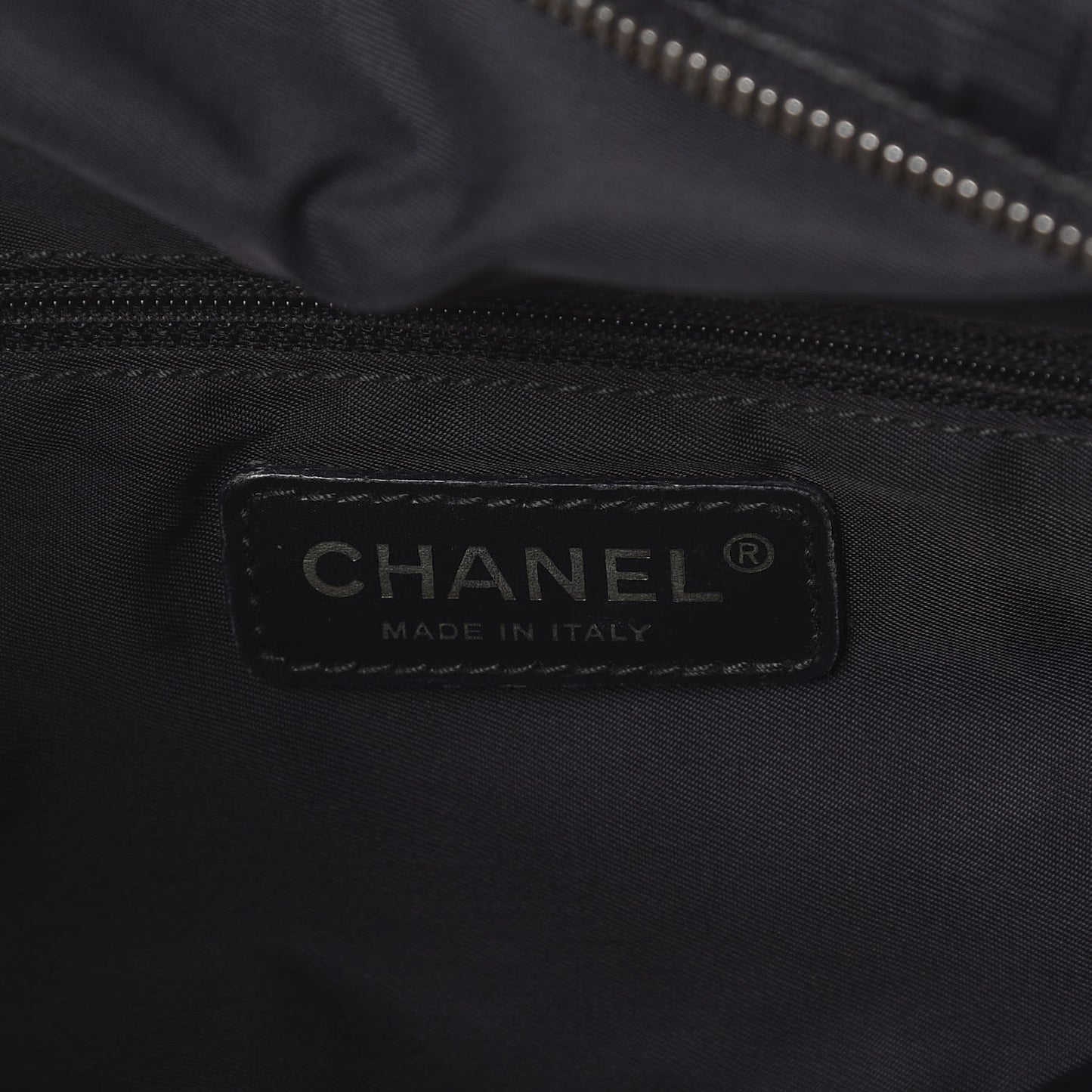 Nylon Large Travel Tote Black
