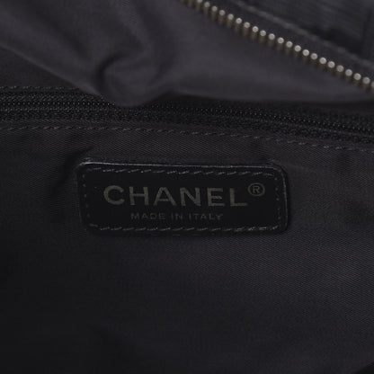 Chanel Nylon Large Travel Tote Black 6 of 10