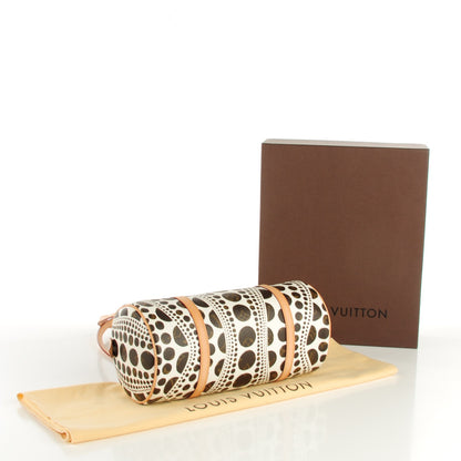 Louis Vuitton Monogram Kusama Pumpkin Dots Papillon 30 White 4 of 7